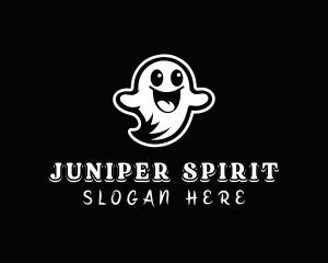 Halloween Spirit Ghost logo design