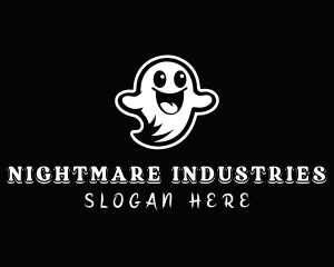 Halloween Spirit Ghost logo design