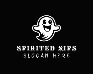 Halloween Spirit Ghost logo design