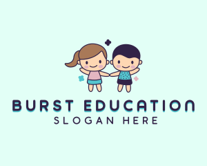 Educational Kids Kindergarten logo design