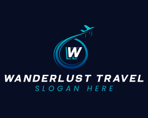 Travel Airline Trip logo design