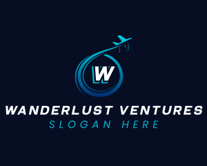 Travel Airline Trip logo design