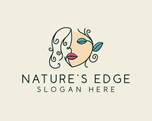 Woman Beauty Face logo design