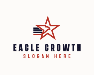 USA Eagle Veteran logo design