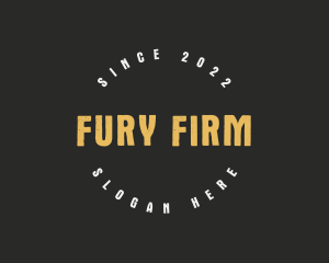 Rustic Firm Business logo design