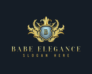 Luxury Wreath Crest logo design