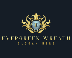 Luxury Wreath Crest logo design