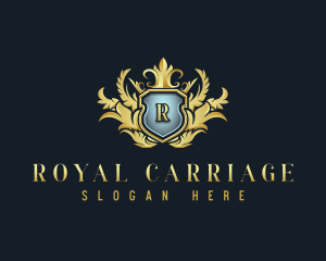 Luxury Wreath Crest logo design