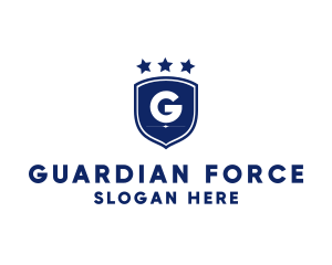 Star Military Badge logo design