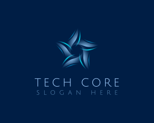 AI Star Tech logo design