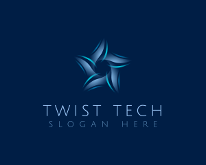 AI Star Tech logo design