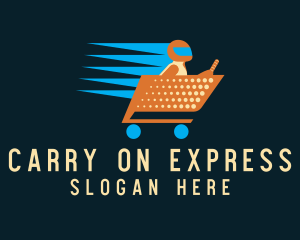 Express Grocery Delivery  logo design