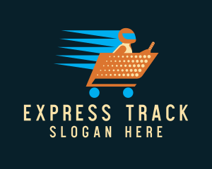 Express Grocery Delivery  logo design