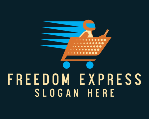 Express Grocery Delivery  logo design