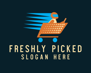 Express Grocery Delivery  logo design