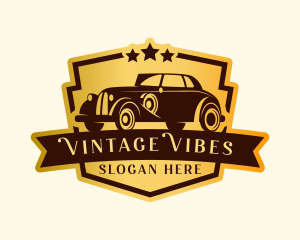 Vintage Car Dealer logo design