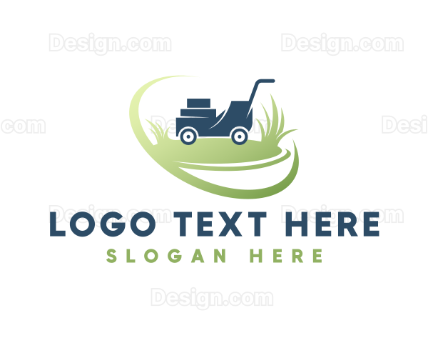 Garden Lawn Trimmer Machine Logo