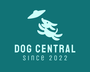 Dog Frisbee Catcher logo design