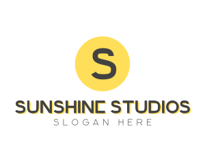 Yellow Dot Circle logo design