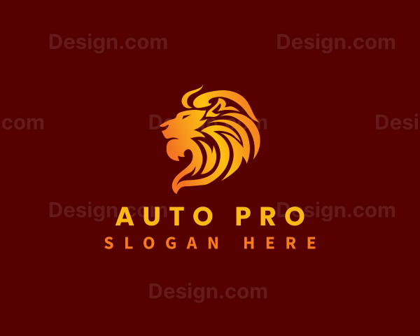 Premium Wild Lion Logo