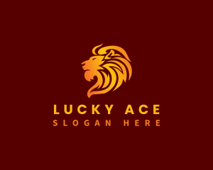 Premium Wild Lion  logo design