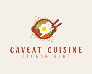 Korean Cuisine Restaurant logo design