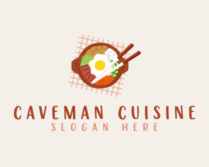 Korean Cuisine Restaurant logo design