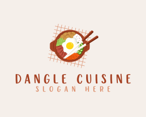 Korean Cuisine Restaurant logo design