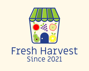 Fresh Fruit Grocery  logo design