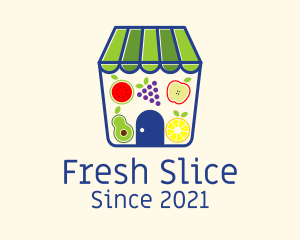 Fresh Fruit Grocery  logo design