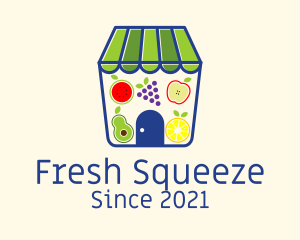 Fresh Fruit Grocery  logo design