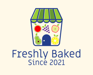 Fresh Fruit Grocery  logo design