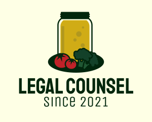 Vegetable Juice Jar logo