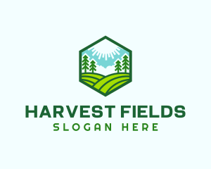 Agriculture Farm Field logo design