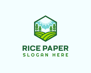 Agriculture Farm Field logo design