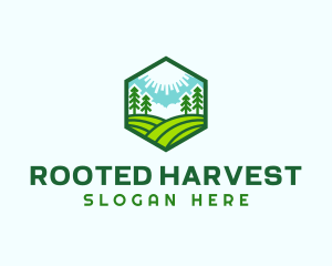 Agriculture Farm Field logo design