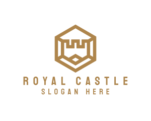 Hexagon Turret Castle logo