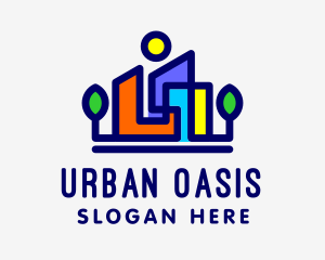 Urban Building Real Estate  logo design