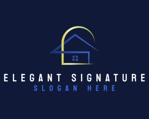 Elegant Realtor Housing logo design