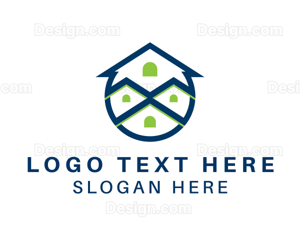 Home Realtor Subdivision Logo
