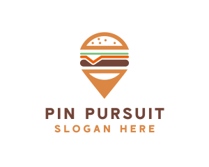 Cheese Burger Pin logo