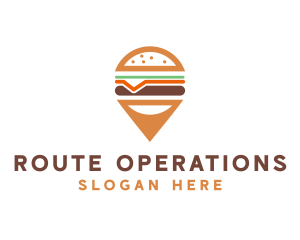 Cheese Burger Pin logo
