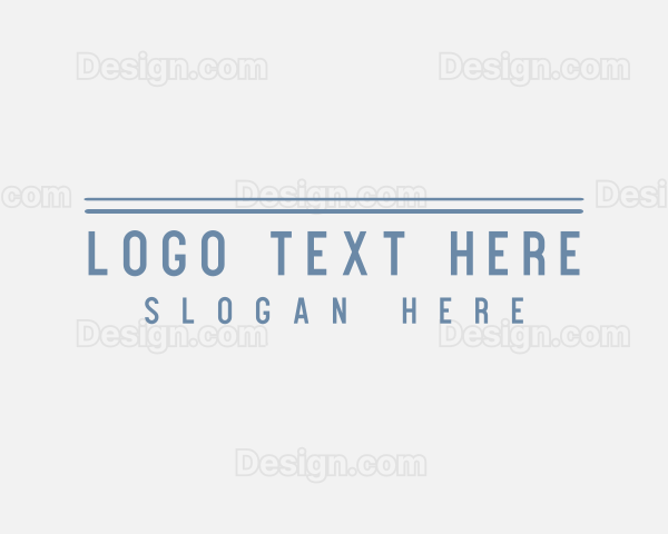 Simple Lines Startup Logo