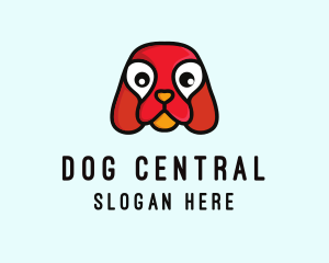 Cute Puppy Dog logo design