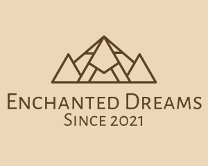 Pyramid Travel Landmark logo design