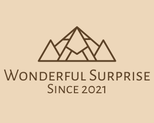 Pyramid Travel Landmark logo design