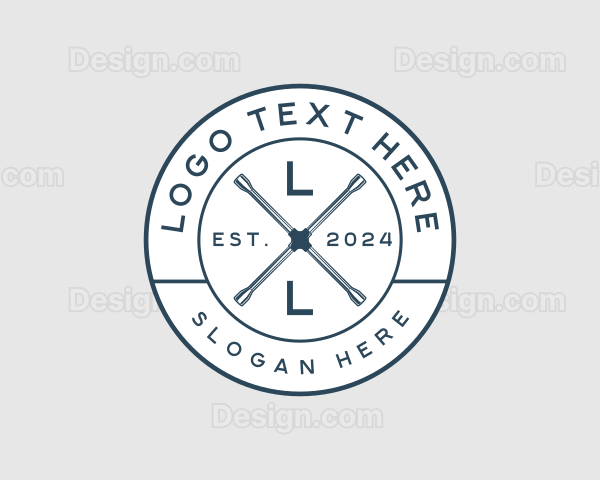 Tire Wrench Tool Logo