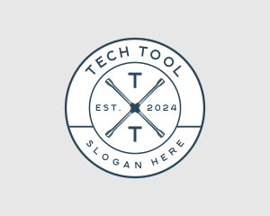 Tire Wrench Tool logo design