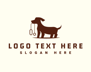 Dachshund Dog Leash logo