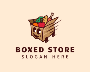 Food Delivery Cart logo design